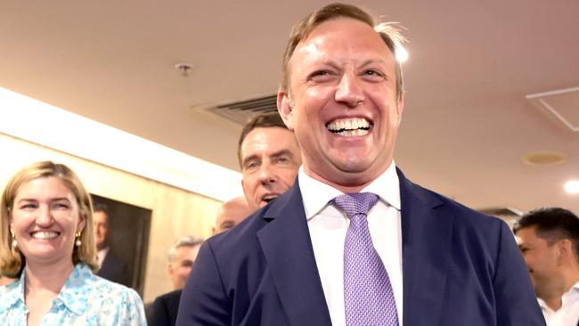 Steven Miles has been elected Premier  with Cameron Dick as deputy, at the Labor Caucus meeting to elect new Premier and Deputy premier of Queensland after Annastacia PalaszczukÃs resignation, Parliament House Brisbane, on Friday 15th December 2023 - Photo Steve Pohlner