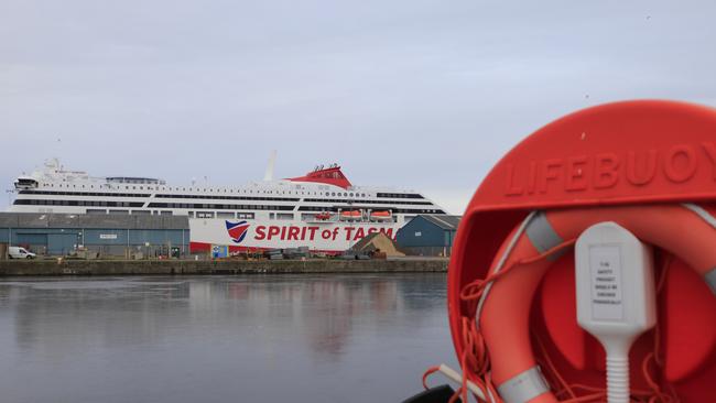 Spirit of Tasmania IV docked in Leith Scotland. Picture: Tyson Scott