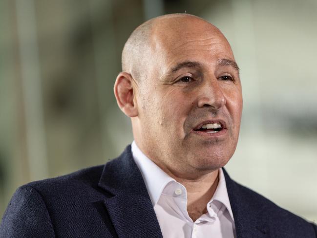 MELBOURNE, AUSTRALIA - NewsWire Photos - 18 AUGUST, 2024: Cricket Australia CEO Nick Hockley speaks to the media during a press conference at the MCG.  Picture: NewsWire / Diego Fedele