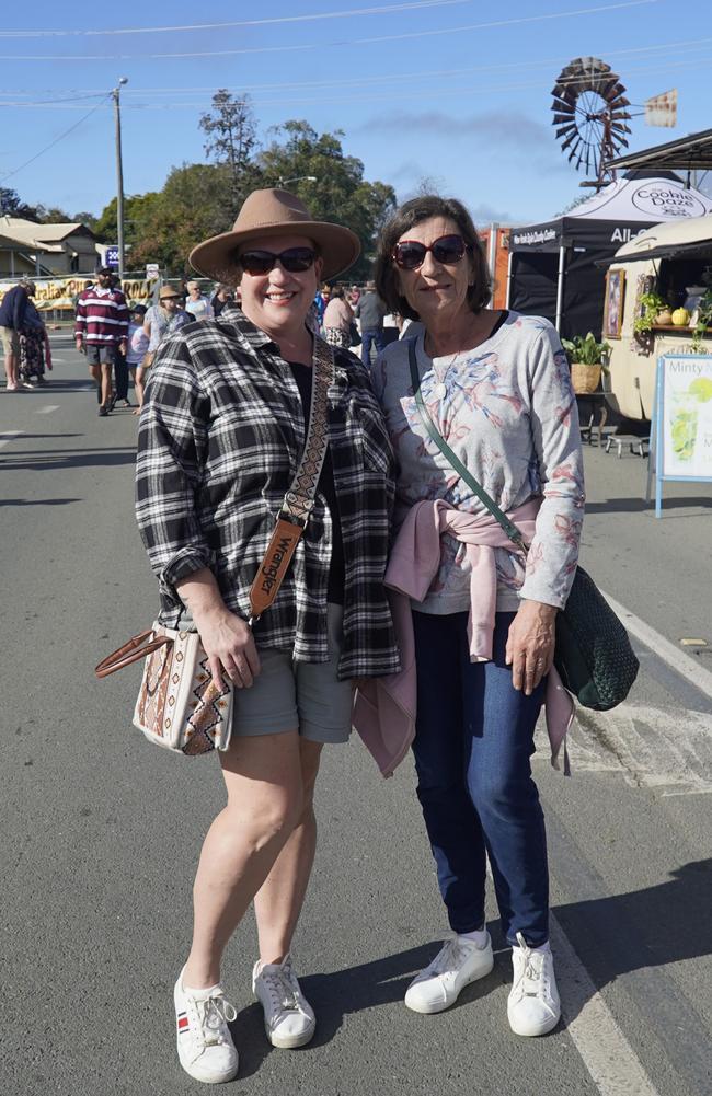 Melissa Brown and Jen Lockett at the Goomeri Pumpkin Festival 2024