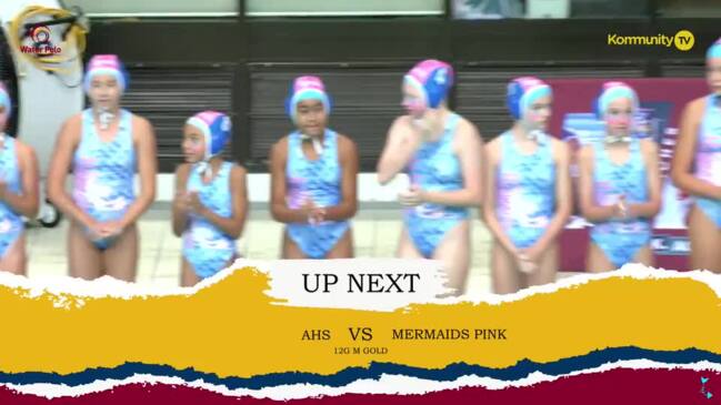 Replay:  AHS v Mermaids Pink (12&U girls maroon gold medal) - Water Polo Queensland State Titles 16&U, 12&U