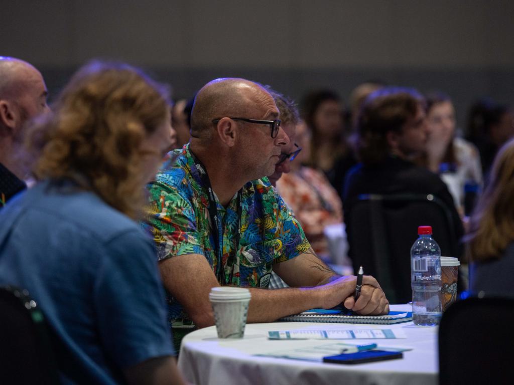 More than 230 educators attended the 2024 NT teachers orientation at the Darwin Convention Centre. Picture: Pema Tamang Pakhrin