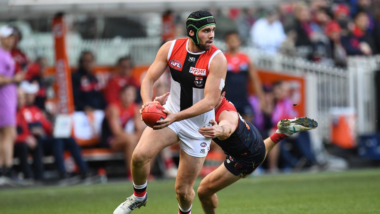 Former Saint Paddy McCartin is now with the Swans (AAP Image/Julian Smith)