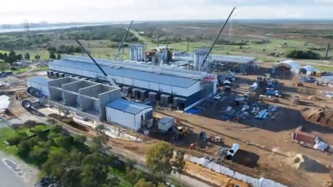 Inside the new Barker Inlet gas fired power station