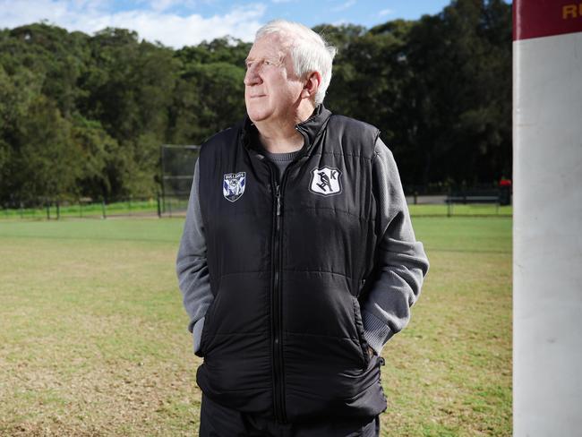 Bulldogs, NSW and Australia rugby league icon Steve Mortimer has been battling dementia for almost 10 years. Picture: Rohan Kelly