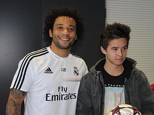 Villareal with Marcelo.