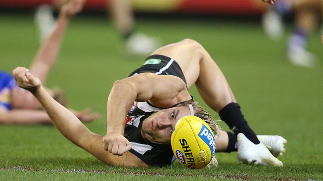 Darcy Moore opens up on the mindset needed to get through rehab Pic: Michael Klein.