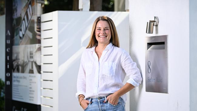 Tracy Pugh and her family have bought in the affluent Brisbane suburb of Clayfield. Photo: Dan Peled