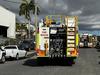 ‘There’s oil in there’: Fire crews battle business blaze
