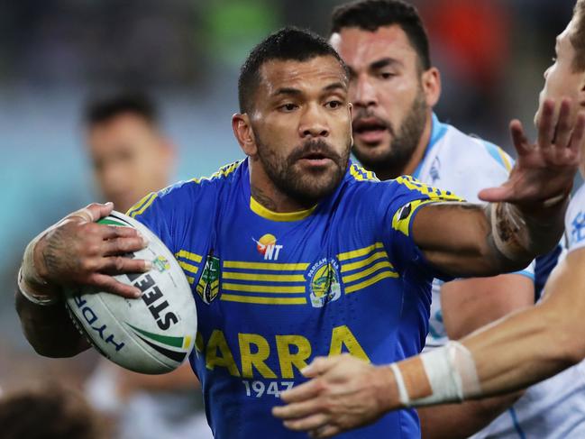 Manu Ma’u played 155 NRL games for Parramatta and represented New Zealand and Tonga. Picture: Matt King/Getty Images