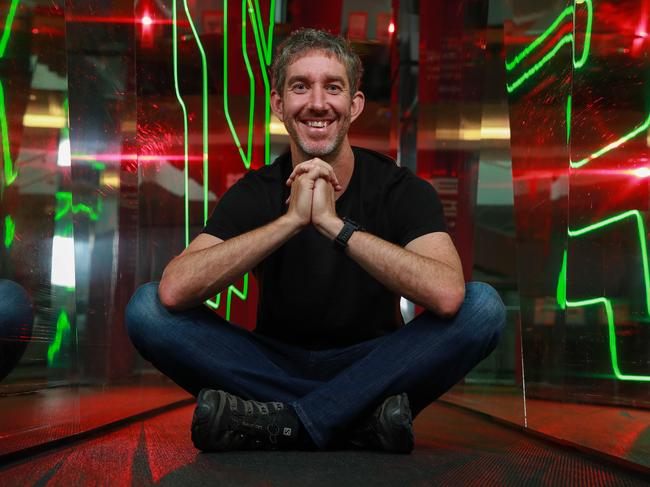 Atlassian co-founder Scott Farquhar at his office in Sydney, today.Picture:Justin Lloyd.