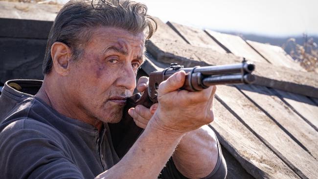 Sylvester Stallone starred in the Rambo series. Supplied by Roadshow Films.