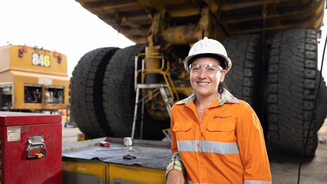 Inclusion and Diversity Champion in Queensland Resources – Kristy Purdon. Picture: Contributed