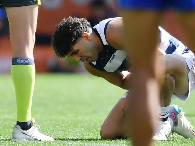 Tyson Stengle broke his arm in round 5. Picture: Mark Brake/Getty Images