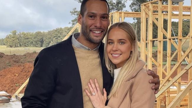 Josh Gibson and Ashleigh Bright appear to have separated. Picture: Instagram