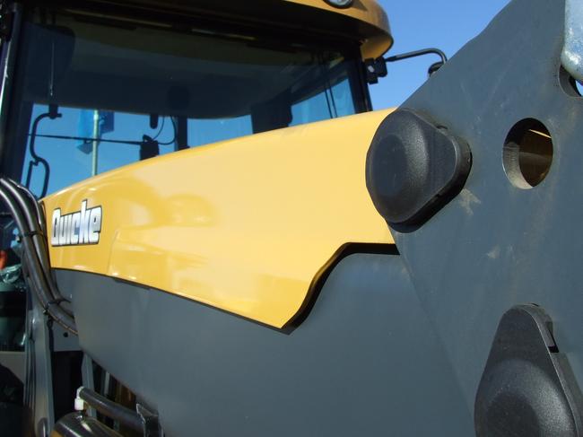 Agfest Tasmania 2011. Tractor Buying Guide images. Challenger tractor with front end loader.