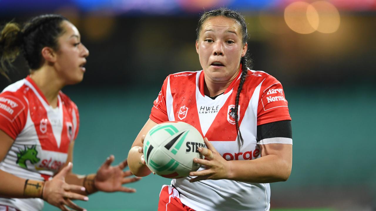 Dragons' NRLW star Raecene McGregor. Picture: NRL Images