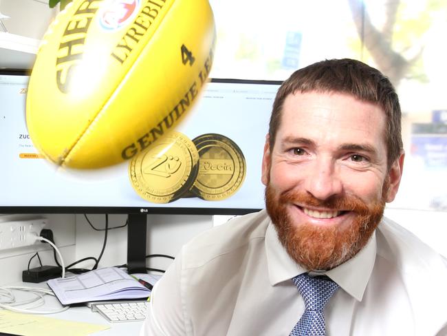 Jason Akermanis, ex AFL footballer is launching his own crypto-currency, Ascot, on Wednesday 4th August 2021 - Photo Steve Pohlner