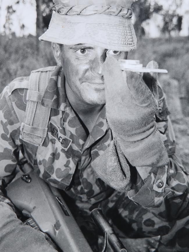 Chris Stiles as a young Lance Corporal in the mid-1990s.