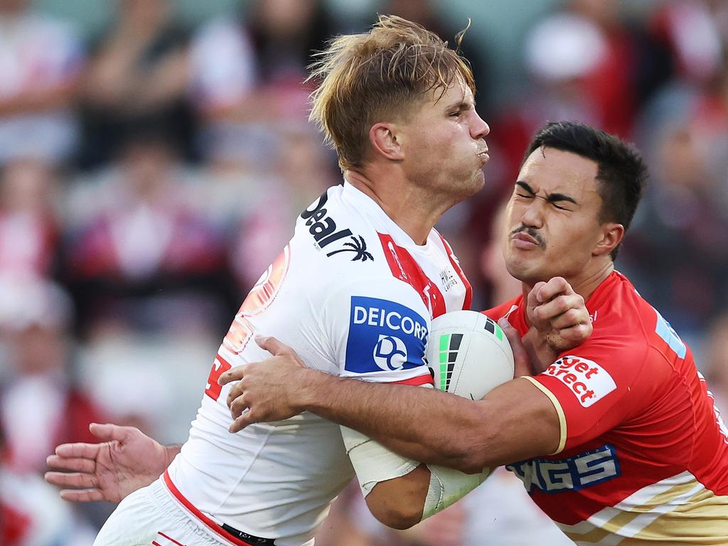 Jack de Belin has an option whether to stay at the Dragons. Picture: Getty Images