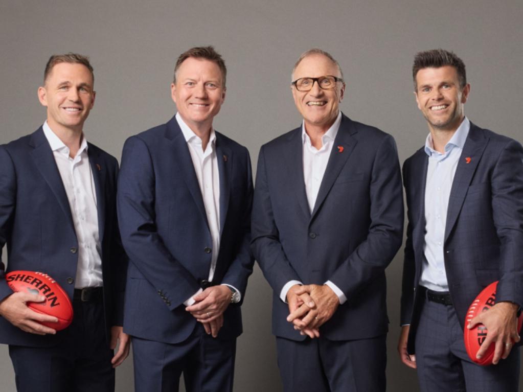 Joel Selwood, James Brayshaw, Tim Watson and Trent Cotchin appear on Talking Footy.