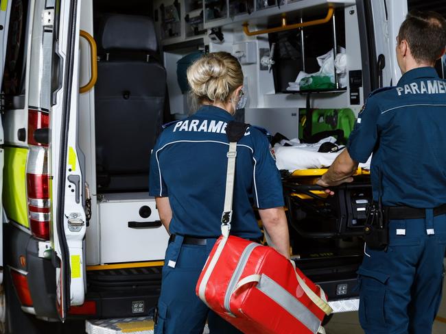 General, generic file photo of Queensland Ambulance Service advanced care paramedics responding to a medical emergency in Cairns. Picture: Brendan Radke