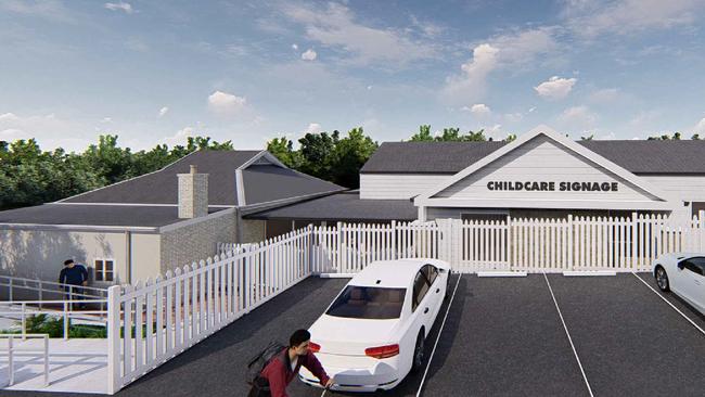 An artist's impression of a childcare centre planned for Reynella.