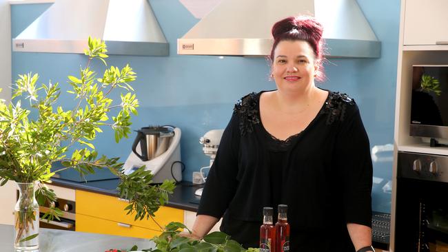 Sofia Fiusco pictured in the Food Lab of Ballarat Tech School with bushfoods. Picture: Andy Rogers