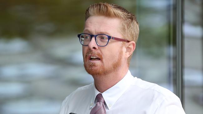 Former Surfers Paradise Meter Maids general manager Michael Yarwood arriving at Brisbane Supreme Courts. Photographer: Liam Kidston.