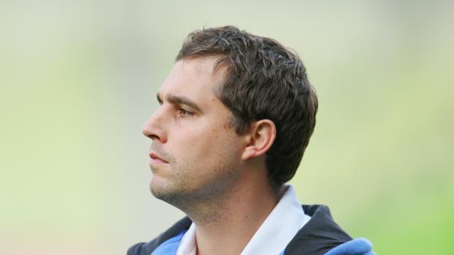 Perth Spirit coach David Wessels looks on during the NRC semi-final.