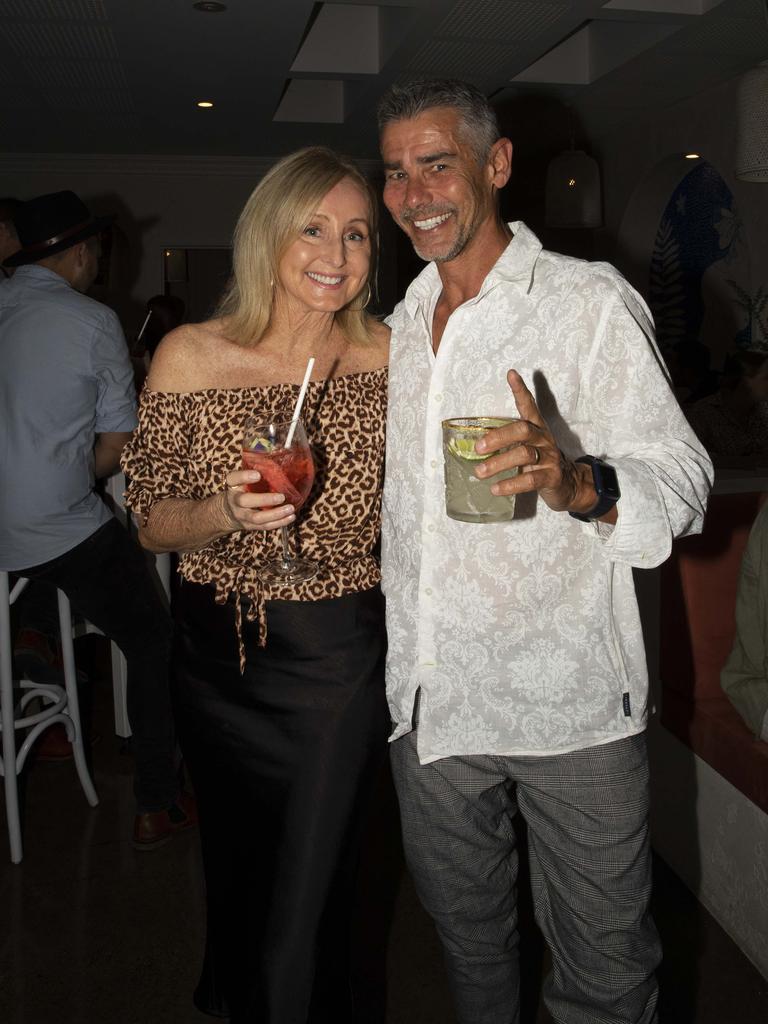 Journalist Greg and Kerri Stoltz attend the opening of new Burleigh restaurant Maman on 1st October 2020. Picture: Jackson O'Brien.