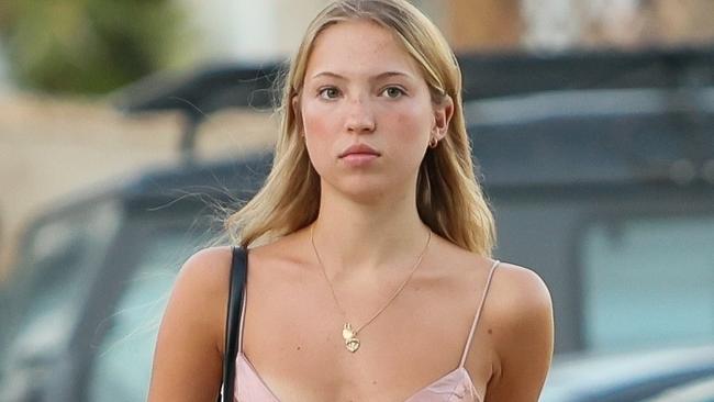 Kate Moss’ daughter looks identical to supermodel mum. Picture: Backgrid