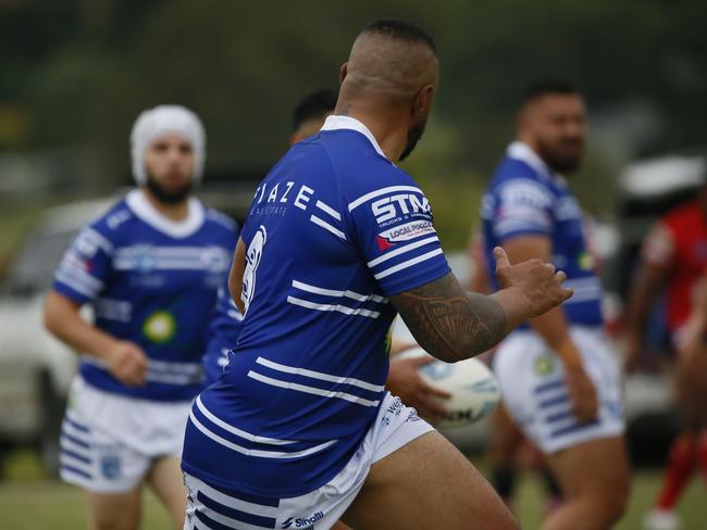 Gordon Toomalatai scored the opening try against The Oaks. Photo: Warren Gannon Photography