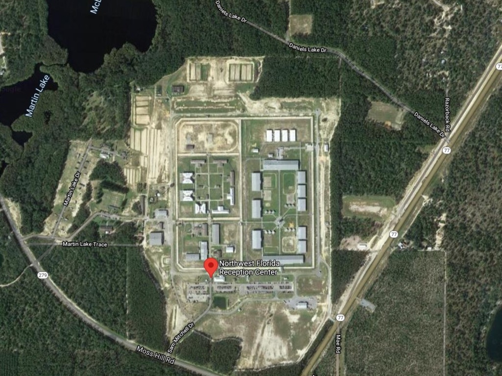 The Northwest Florida prison where Russell was incarcerated during 30 years of shuttling between correctional facilities.