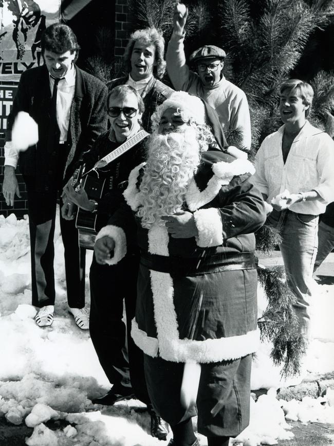 Four Kinsmen in 1987 at Smith Family event. Picture: The Smith Family