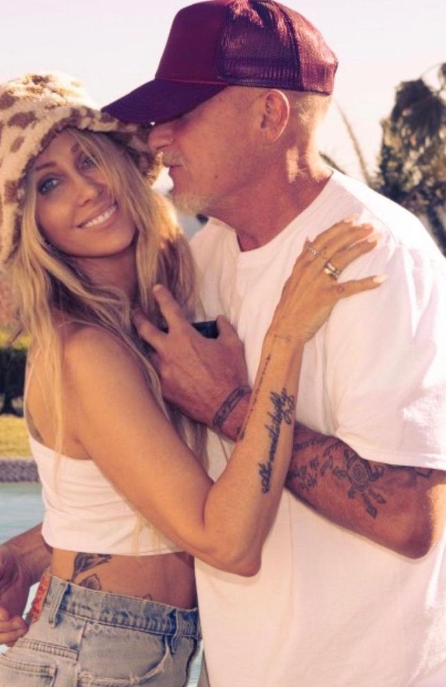 Tish Cyrus and Dominic Purcell are engaged.