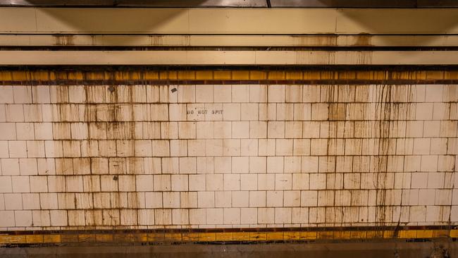 The stained underpass is like “passing through a urinal”. Picture: Jake Nowakowski