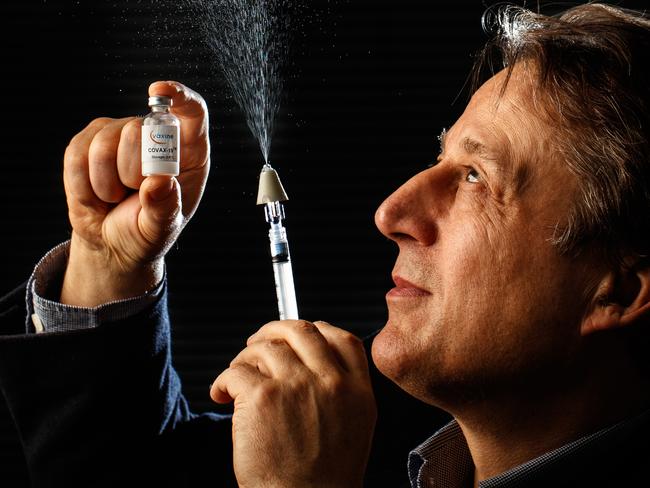 SA WEEKED EMBARGO APPLIES Flinders University Professor Nikolai Petrovsky on August 19, 2020. Prof Petrovsky is chairman and research director of Vaxine, has developed a promising new COVID-19 vaccine candidate, called COVAX-19Â¨. Picture Matt Turner.