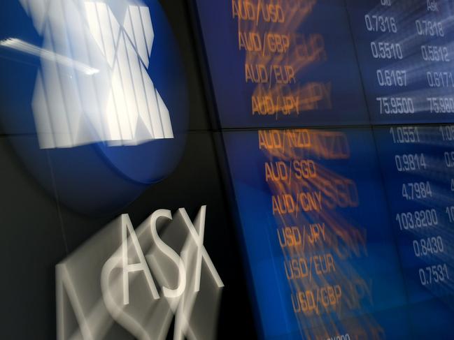 SYDNEY, AUSTRALIA - NCA NewsWire Photos NOVEMBER, 19, 2020: Digital market boards at the Australian Securities Exchange (ASX) in Sydney. Picture: NCA NewsWire/Joel Carrett