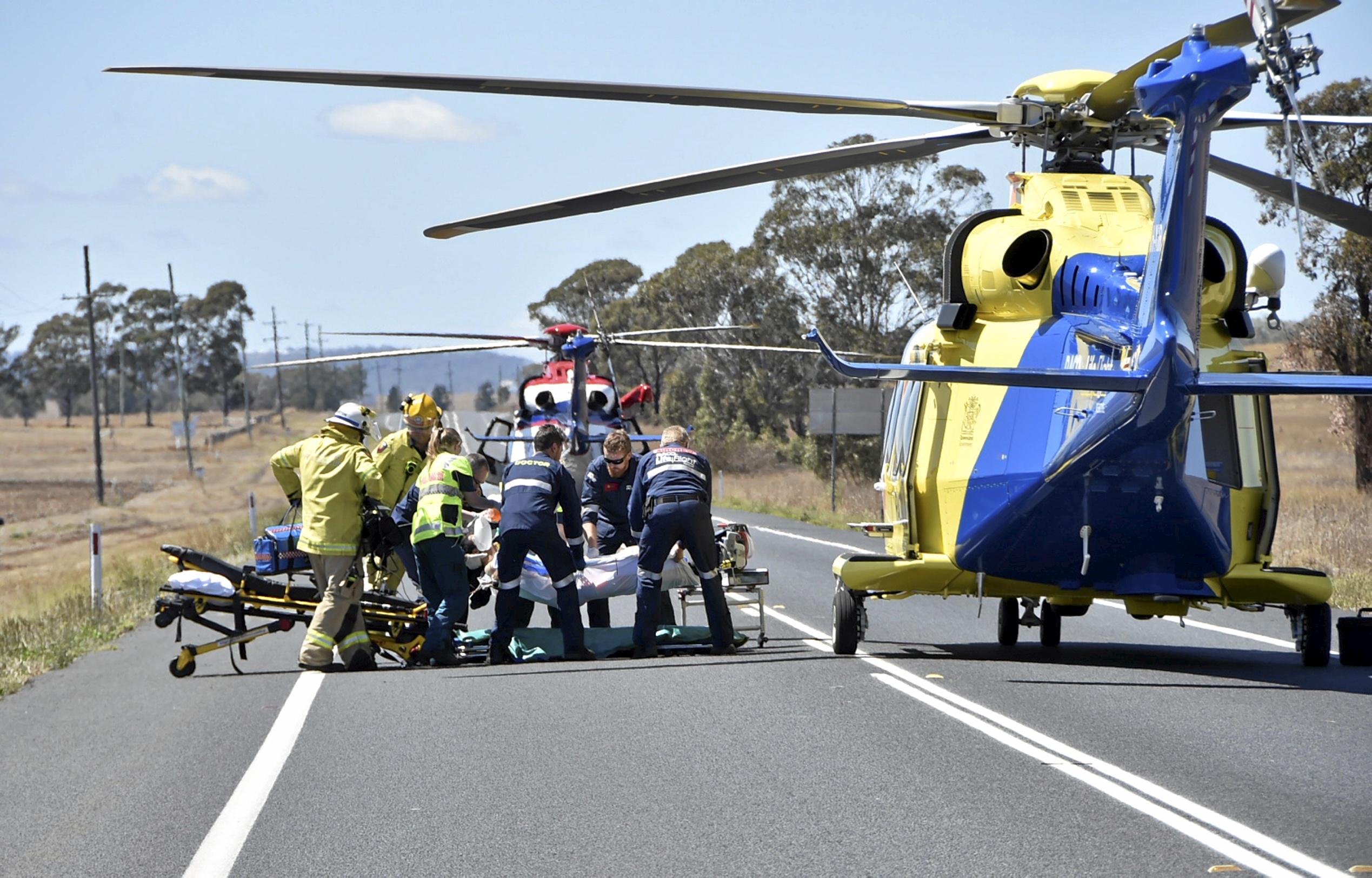 Fatal crash, involving a truck and two cars on Warrego Highway at the intersection Brimblecombe Road. September 2018. Picture: Bev Lacey