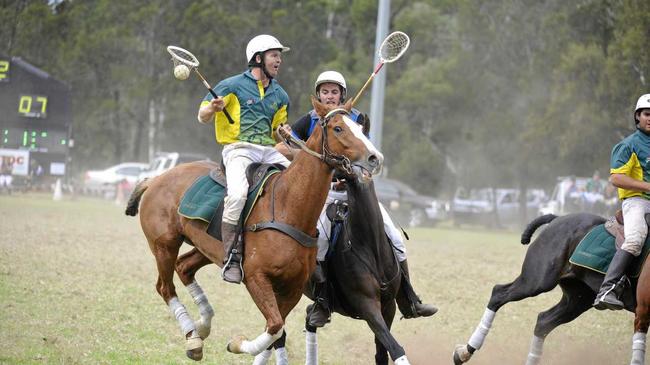 Australian player Will Weston in possession in a victory against the PAA Blue development team at Morgan Park. Weston is in the Australian team for the April 22-28 World Cup. Picture: Gerard Walsh