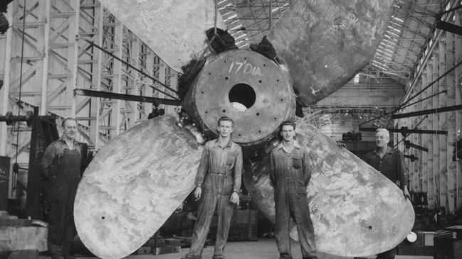 The turbine shop was the scene of several violent deaths, and today many believe it is haunted by a dark presence. Credit: Sydney Harbour Trust Collection