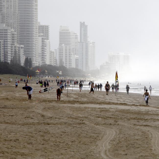 Day 2 in lockdown. Members of the public enjoy the beach. Picture: Tertius Pickard
