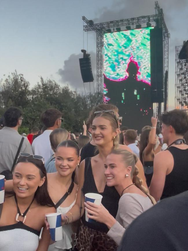 Fans enjoying the show at the Broadwater Parklands. Photo: Crystal Fox
