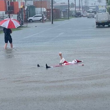 Gold Coast Trades College's Christmas party didn't exactly go as planned on Thursday. Pictured is Hayter St at Currumbin. Picture: Nick Smith