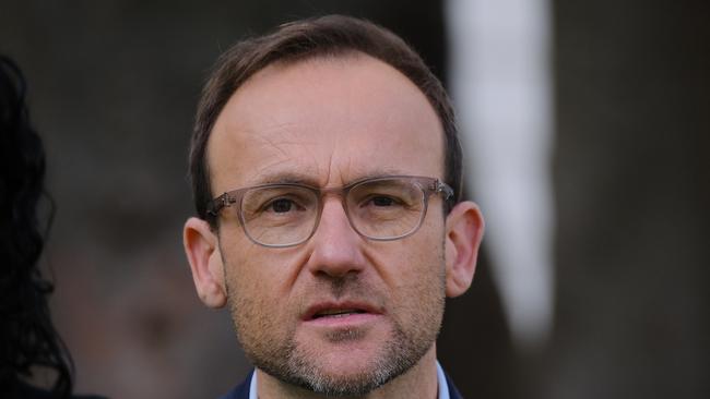 Australian Greens leader Adam Bandt’s travel history could fly in the face of his political ideals. Picture: NCA NewsWire / Luis Ascui