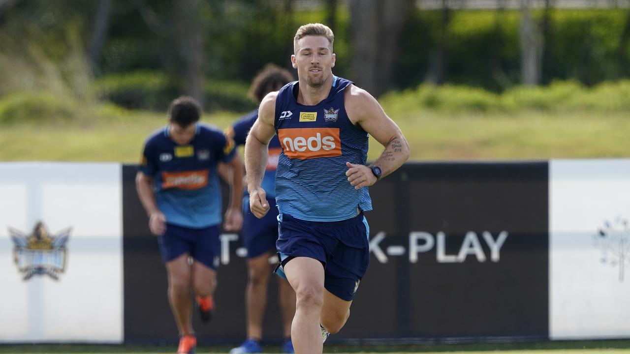 Bryce Cartwright in Gold Coast training on Wednesday.