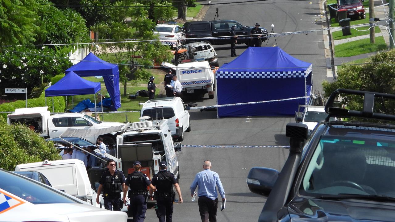 The Camp Hill street where Hannah Clarke and her children were murdered in February 2020. Picture: Lyndon Mechielsen/The Australian