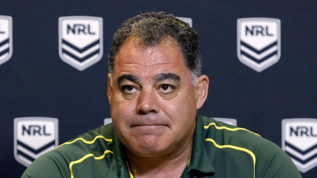 Australian Kangaroos coach Mal Meninga announces the new Kangaroo team.