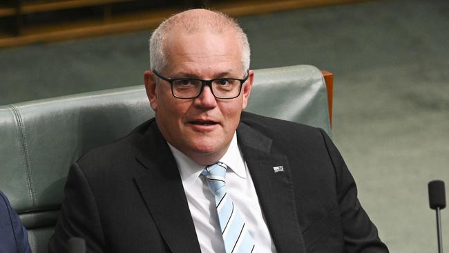 Scott Morrison told the inquiry he “could not recall” being involved in the transfer of the documents, consistent with the advice from other former PMs including John Howard, Kevin Rudd, Julia Gillard, Tony Abbott and Malcolm Turnbull. Picture: NCA NewsWire / Martin Ollman